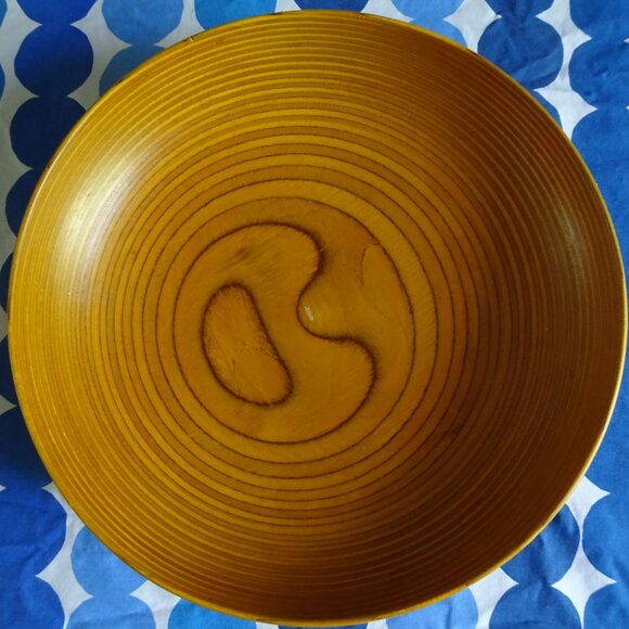 Finnish Paavo Asikainen vintage wood bowl - Picture 2 of 7